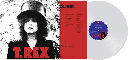 T. Rex - 1972 The Slider - Clear vinyl LP  - 170 kr.